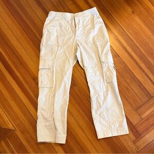 Abercrombie & Fitch Women's Cream Cargo Pants
